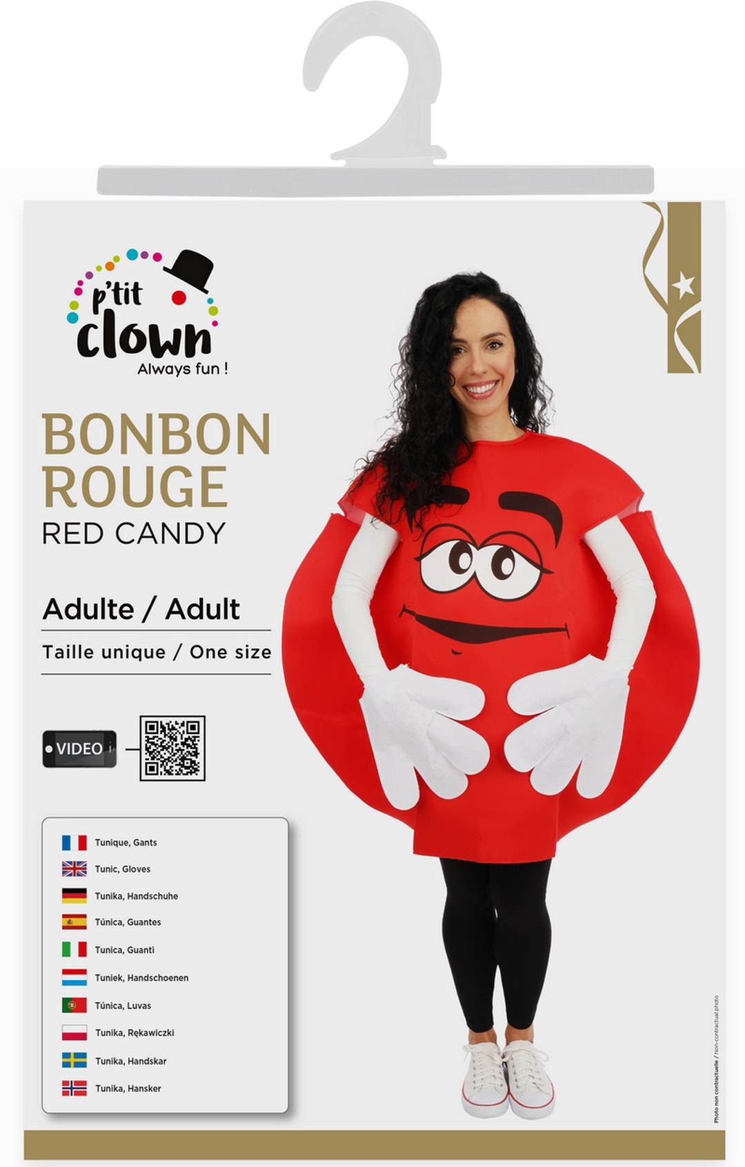 Costume bonbon - adulte - taille unique