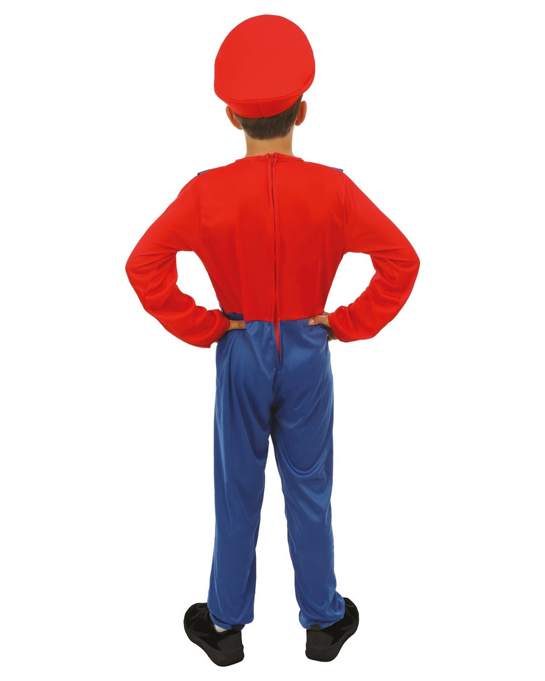 Costume plombier - enfant - bleu, rouge