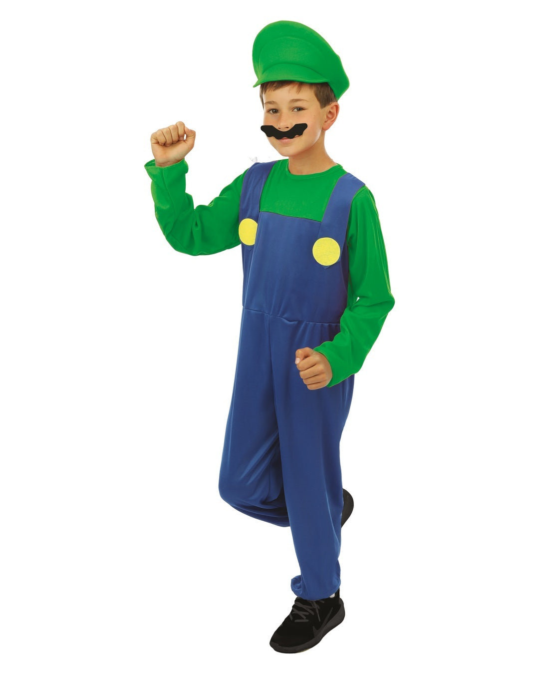 Costume plombier - enfant - bleu, vert