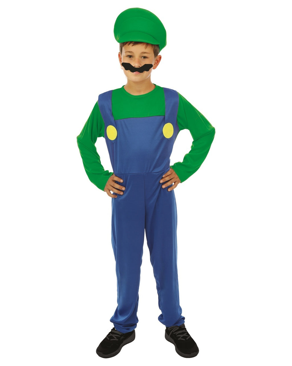Costume plombier - enfant - bleu, vert