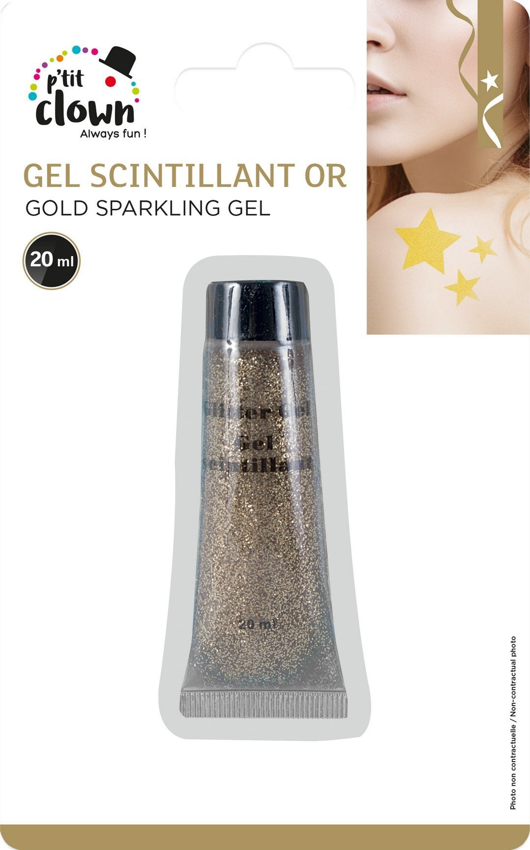 Glitzergel - 20 ml - Gold