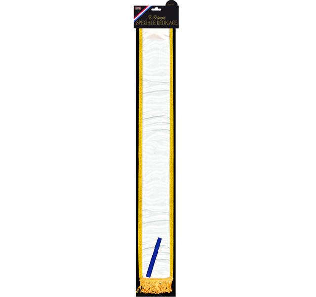 Signierter Schal mit Stift