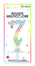 Number 7 Candle