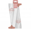 FLUTES A CHAMPAGNE PLASTIQUE X6 ROSE GOLD
