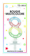 Number 8 Candle