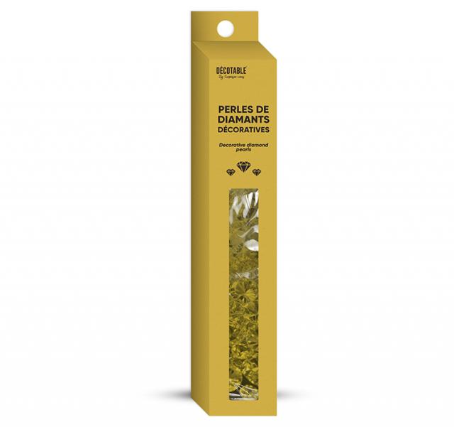 Diamond Gold Beads