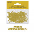 Konfetti Geburtstag Goldpapier