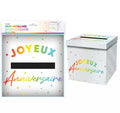 Urne Métallique Anniversaire Multicolore