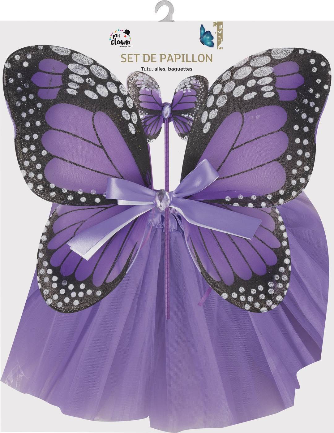 Schmetterlings-Set - Kind - lila