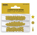 Konfetti-Trio Papier Gold