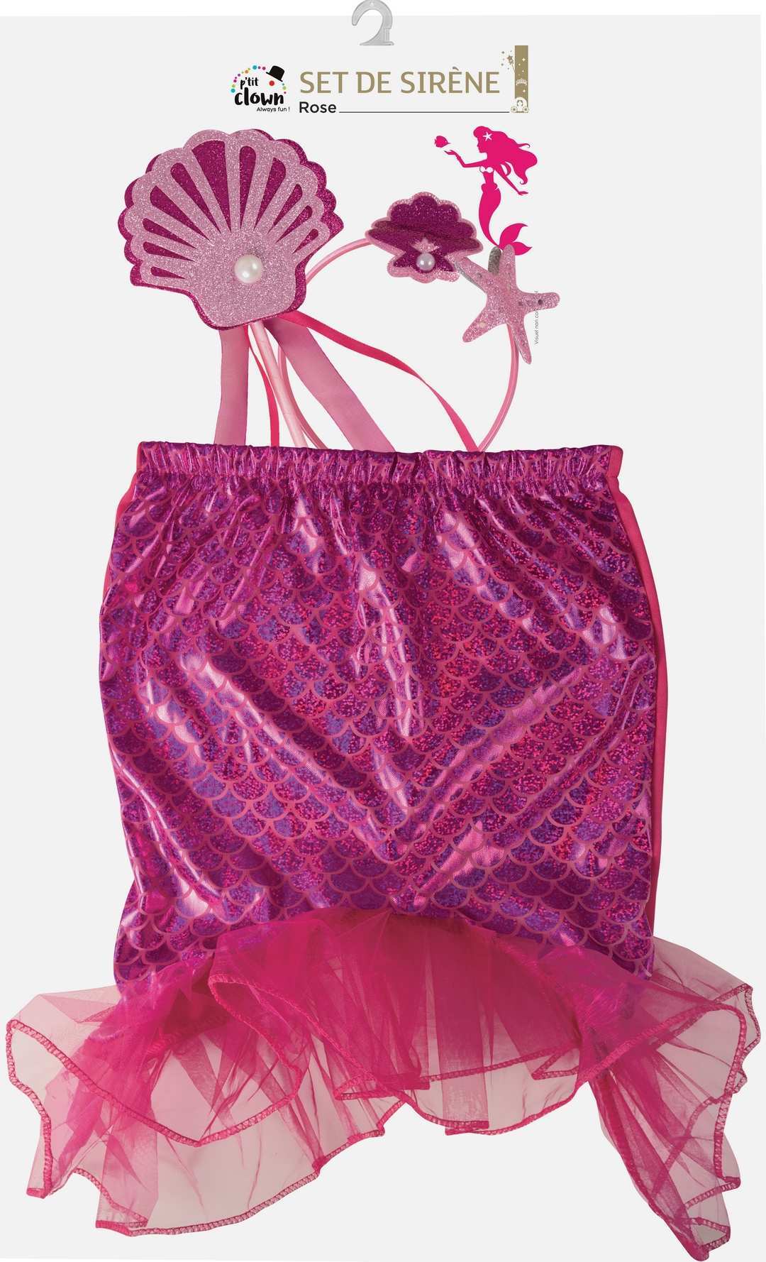 Sirenen-Set - Kind - Rosa