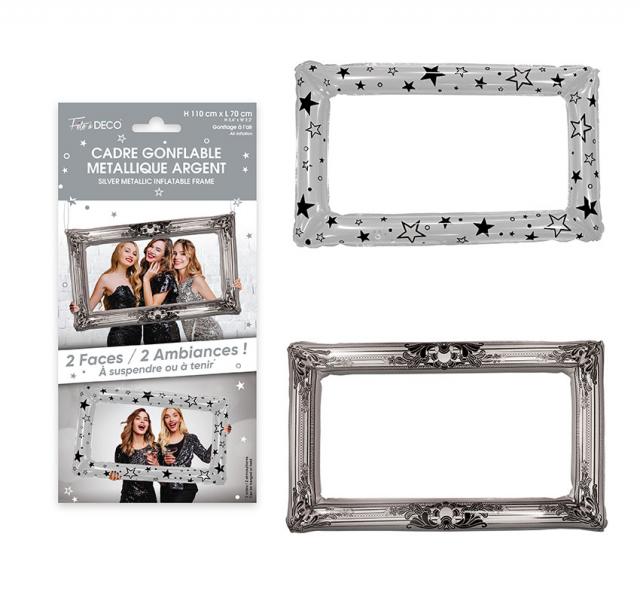 Cadre Gonflable Métallique Argent