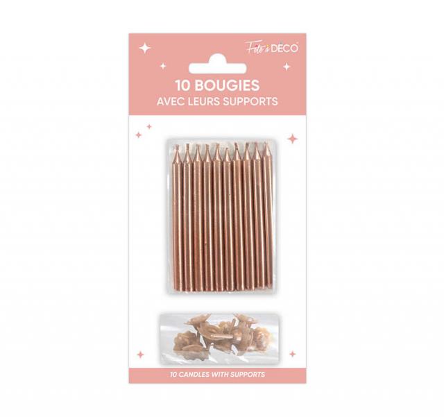 Bougies supports Rose Gold