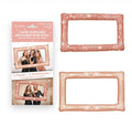 Cadre Gonflable Métallique Rose Gold