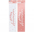 Happy Birthday Girlande Roségold Metallic
