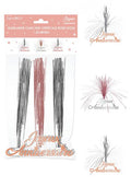Guirlande Cascade Joyeux Anniversaire Hologramme Rose Gold