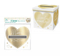 Urne Mariage Coeur Or