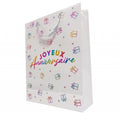 Große Tasche Happy Birthday Mehrfarbig