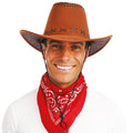 Hut Nubuk-Cowboy-Stil – Erwachsene – Braun