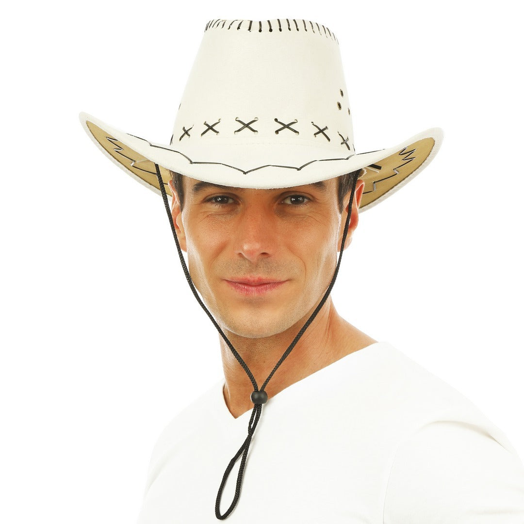 Cowboyhut im Nubuk-Stil – Erwachsene – Beige