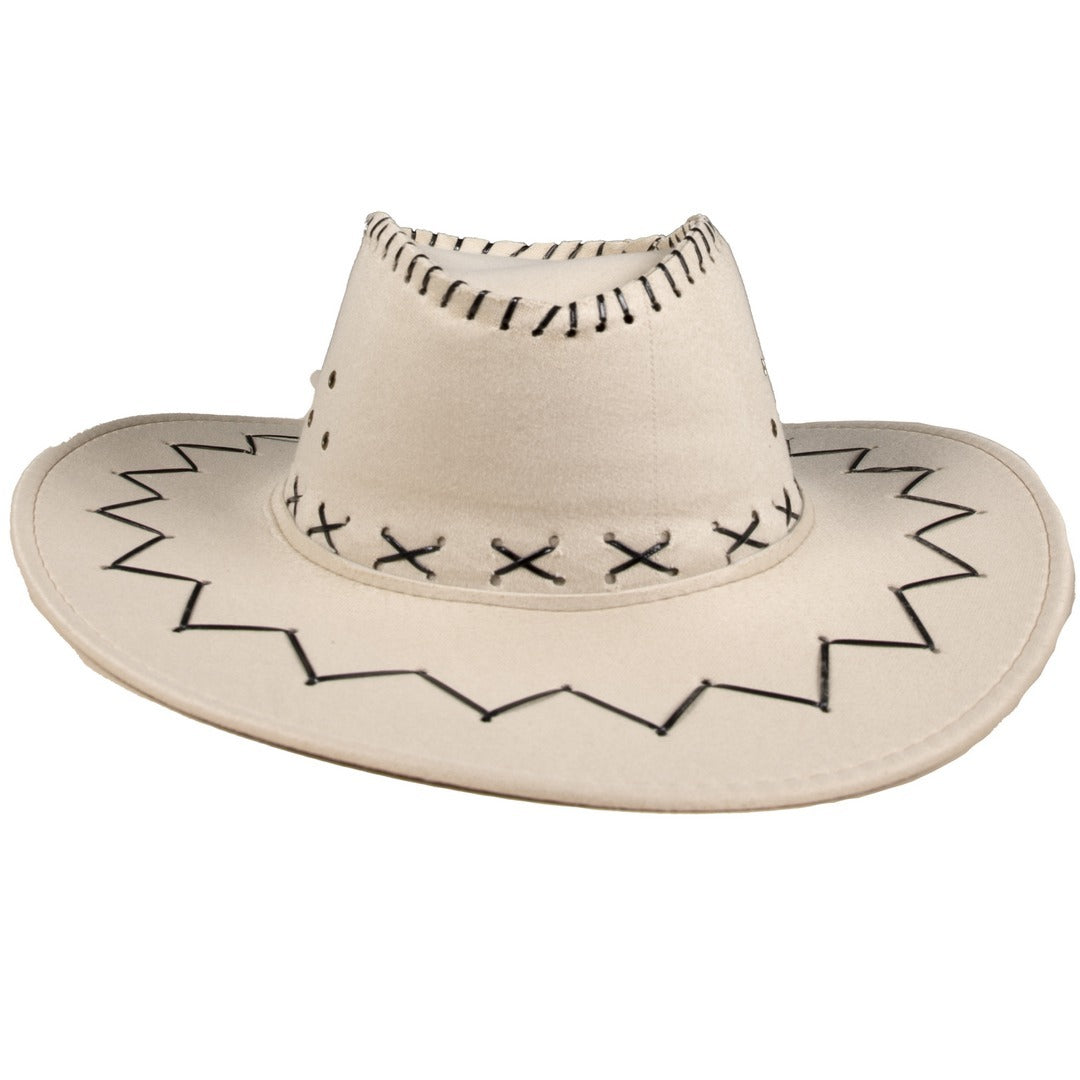 Cowboyhut im Nubuk-Stil – Erwachsene – Beige