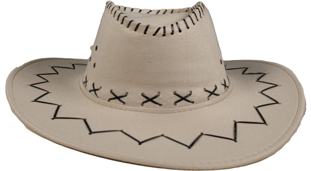 Cowboyhut im Nubuk-Stil – Erwachsene – Beige