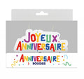 BOUGIE ANNIVERSAIRE GENERIQUE