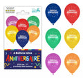 6ER-PACK LUFTBALLONS FROHES NEUES JAHR GENERIC