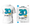 T-Shirt Âge à dédicacer 30 ans
