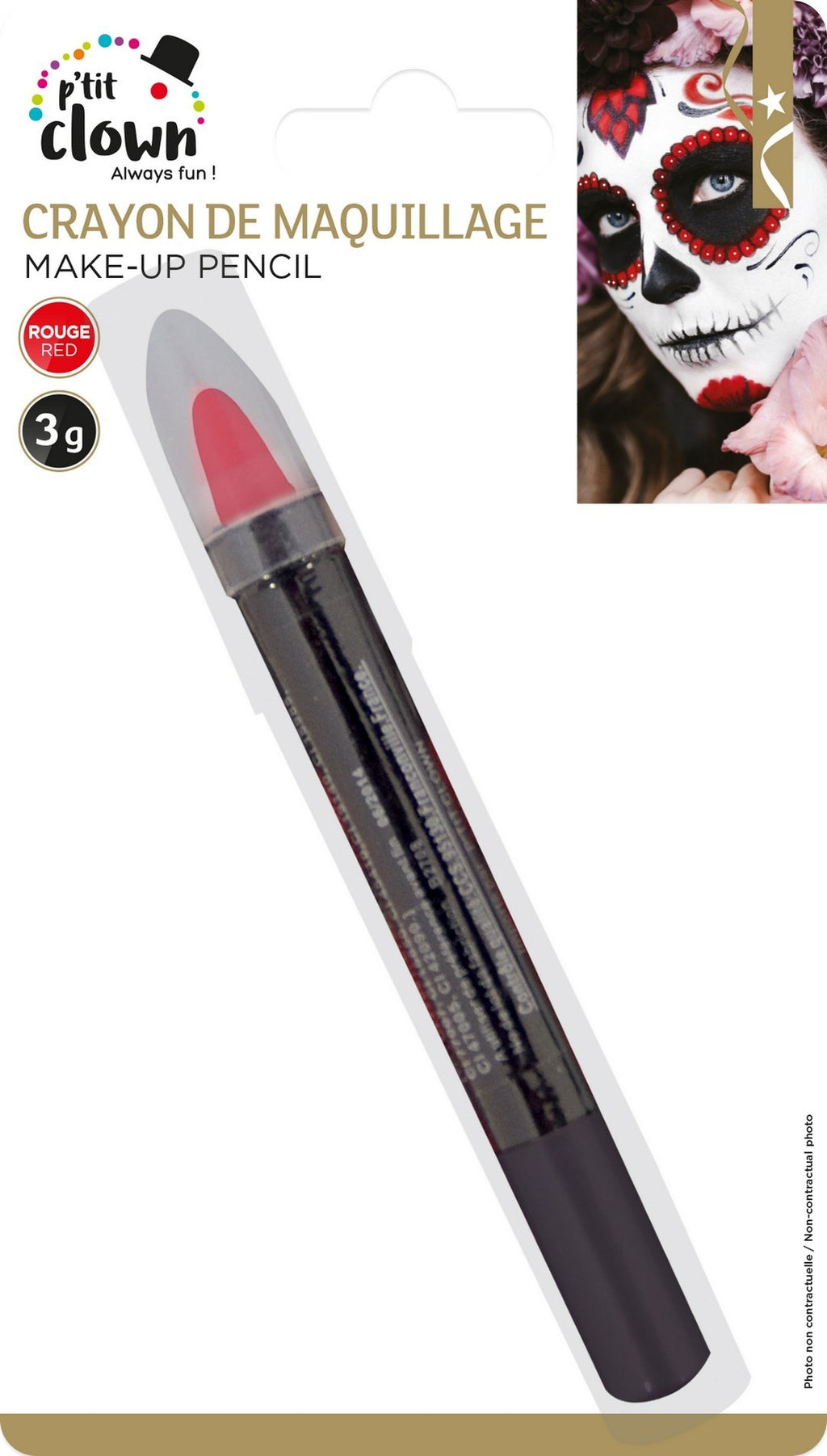 Crayon maquillage gras - rouge