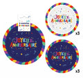 Lot de 6 assiettes de 20 cm collection Enfant générique