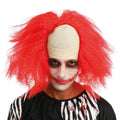 Glatzkopf-Clownperücke - rot