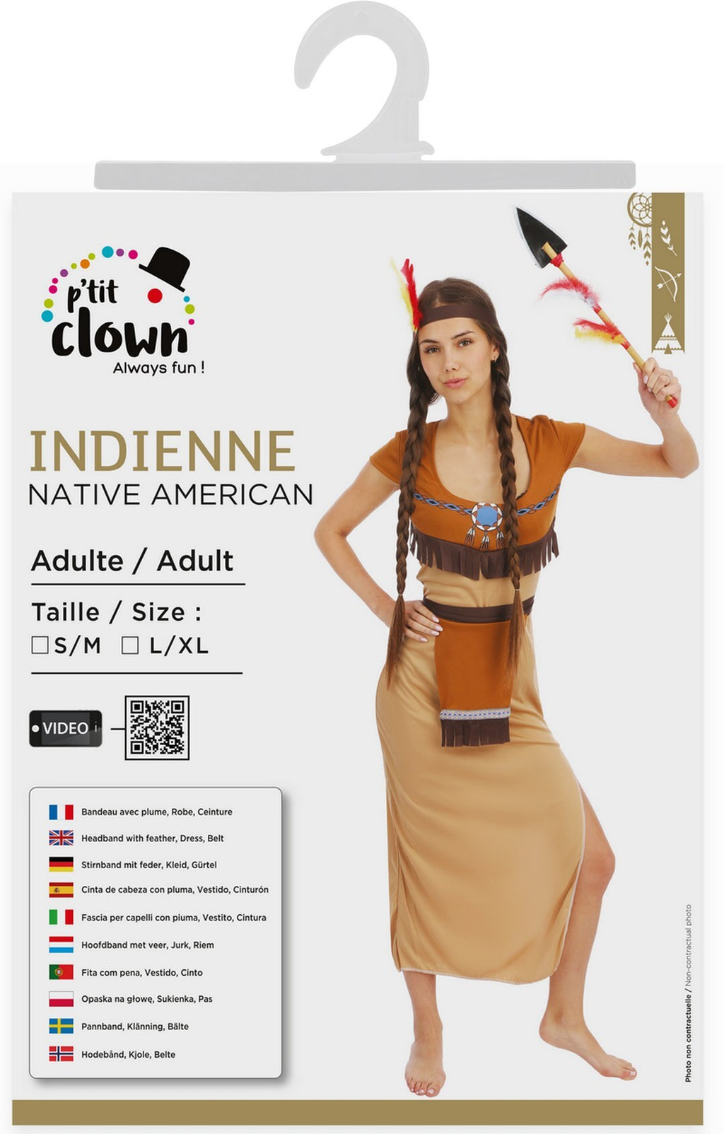 Indianer-Kostüm – Erwachsene