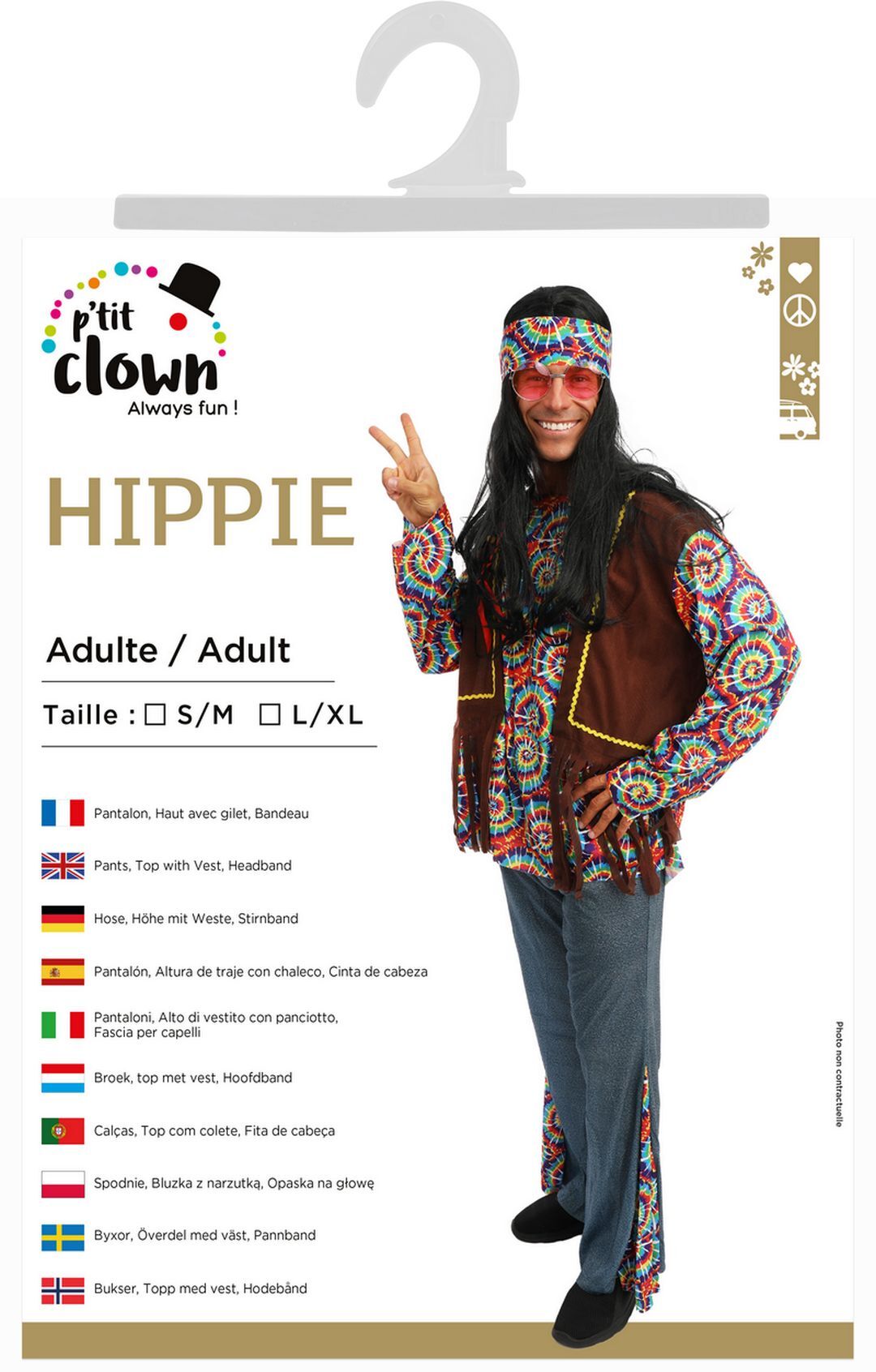 Costume hippie