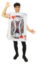 King of Hearts Playing Card Costume - Adult - One Size