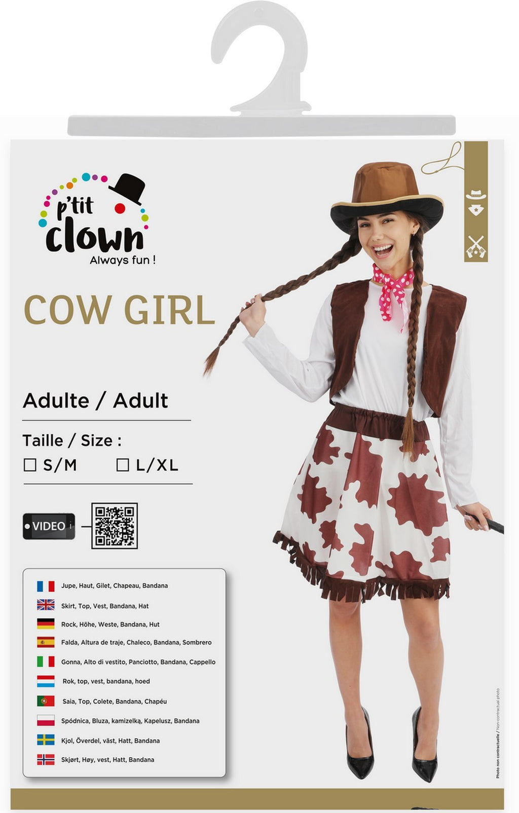 Cowgirl-Kostüm – Erwachsene