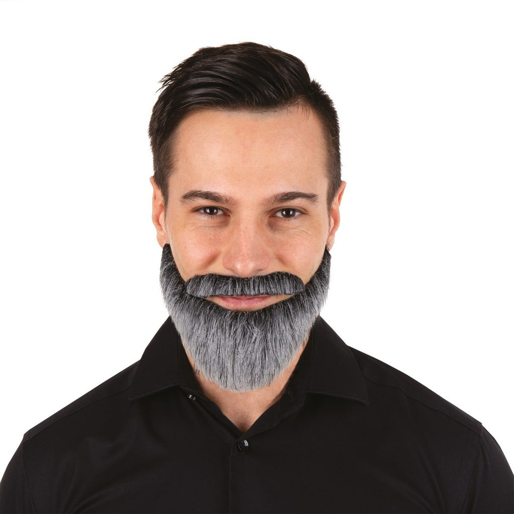Moustache et barbe - gris