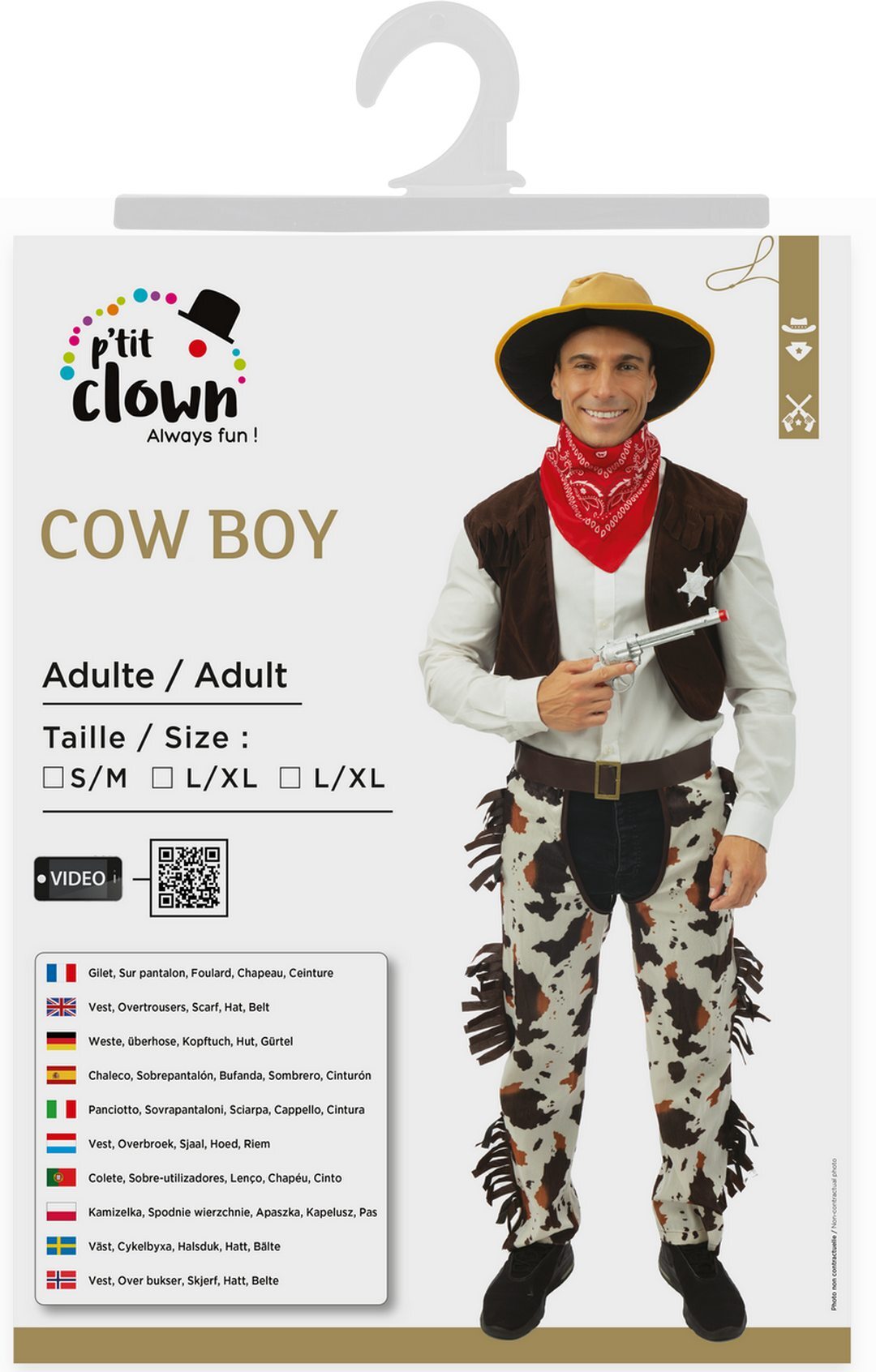 Cowboy-Kostüm - Erwachsene