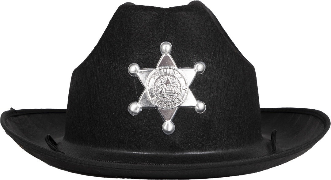 Filzhut Sheriff – Erwachsene – Schwarz