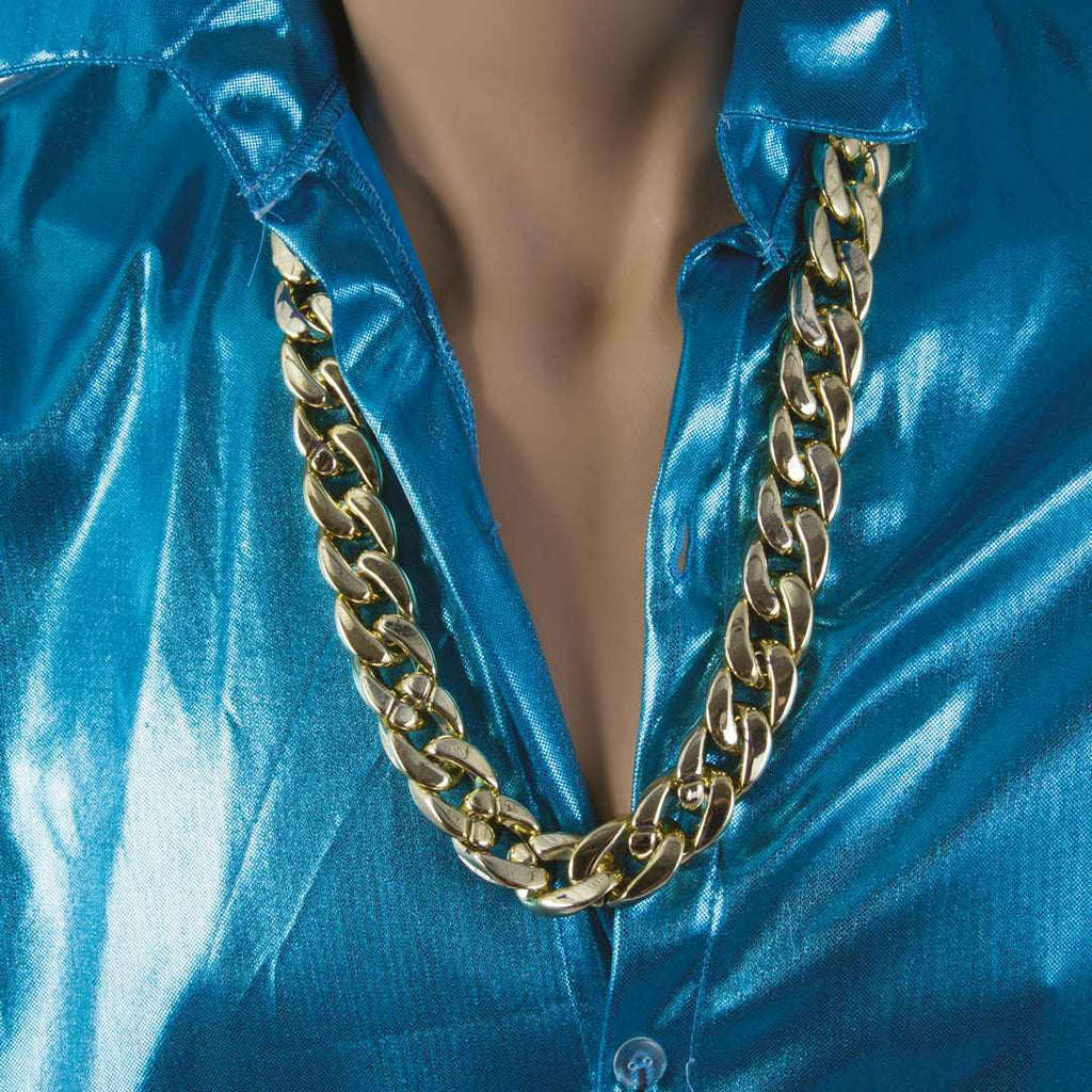 Chaîne bling bling - or - 75 cm