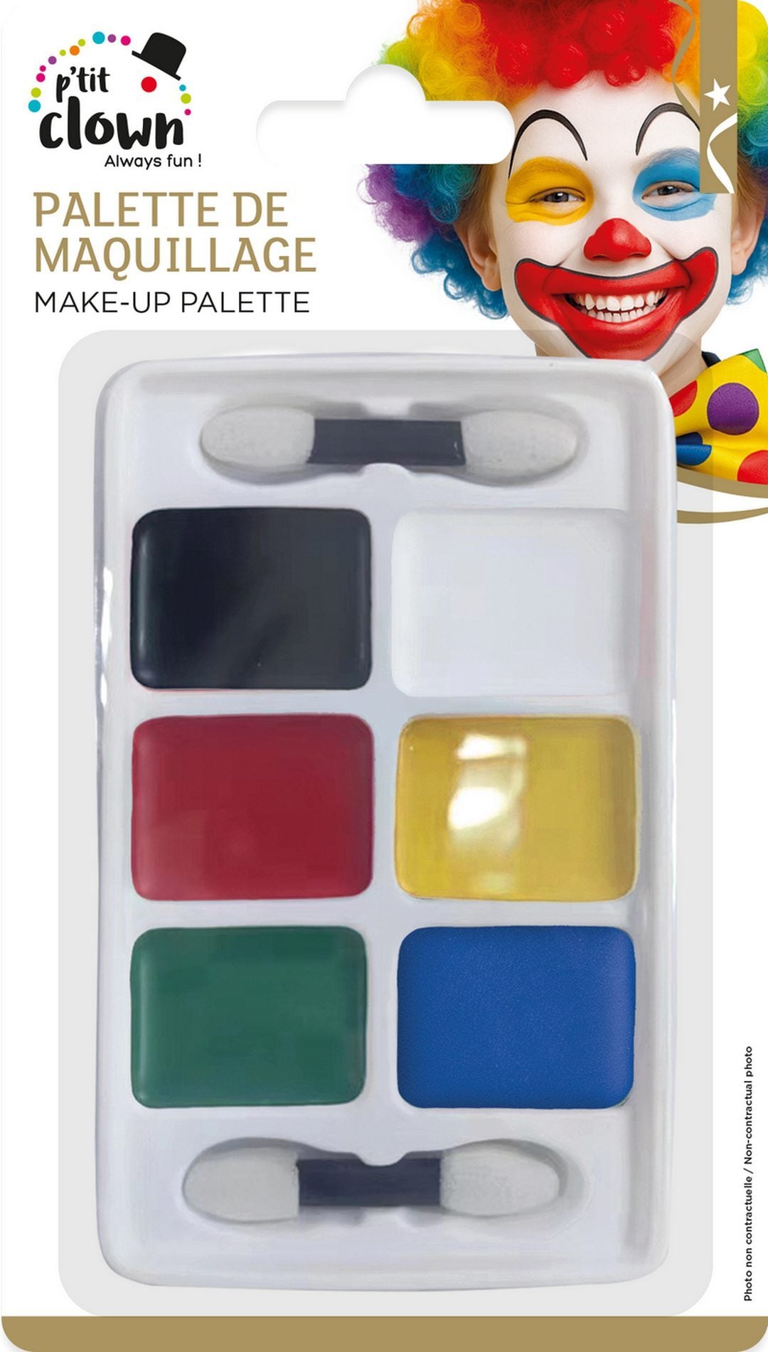 Make-up-Palette - Fettfarben - 6 Farben