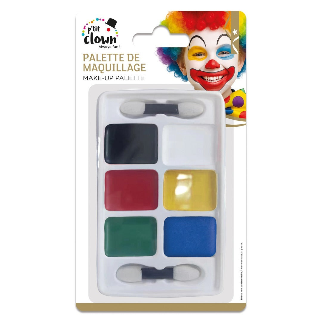 Make-up-Palette - Fettfarben - 6 Farben