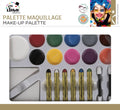 Make-up-Palette - Fettfarben - 11 Farben