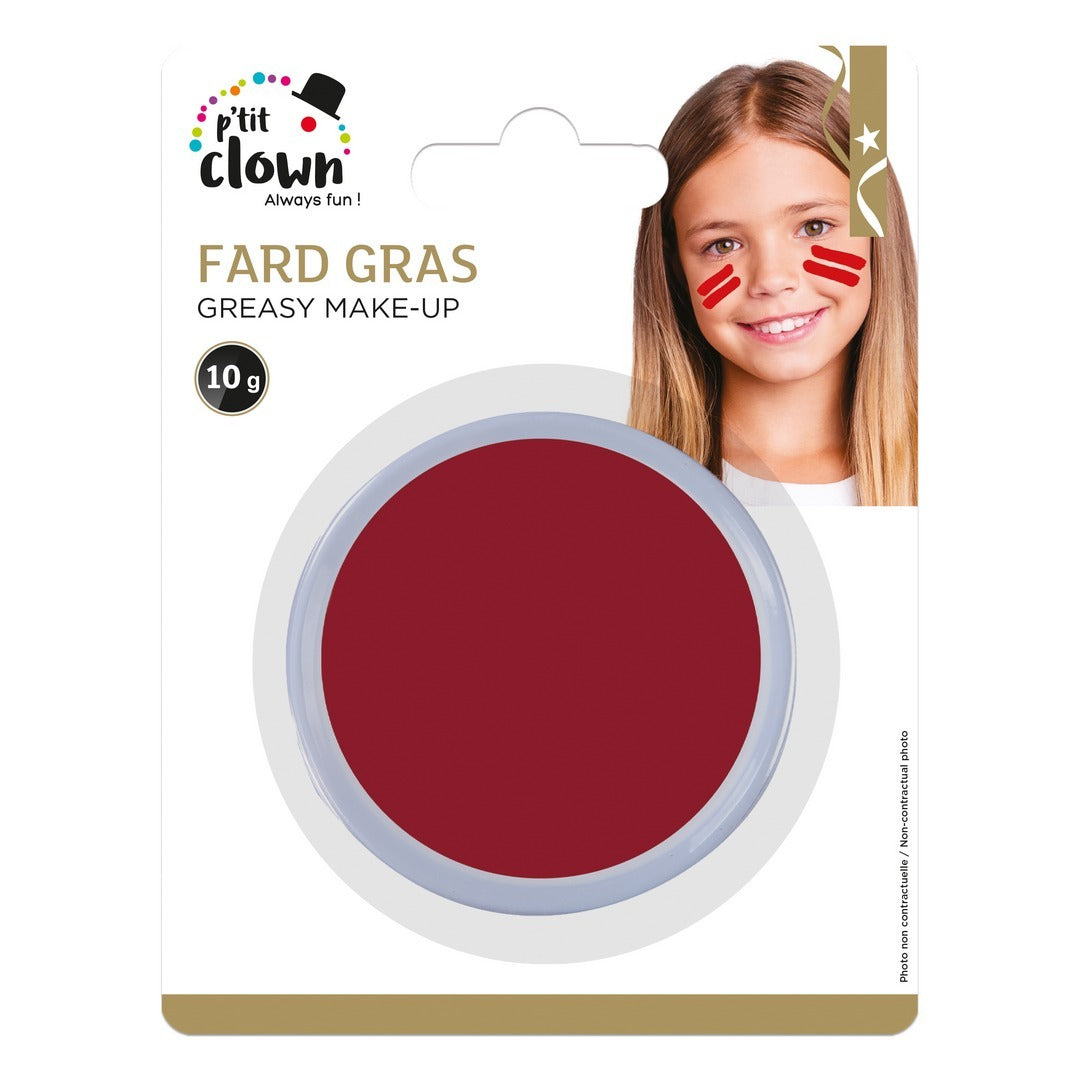Fett-Make-up - Ø 6,5cm - rot