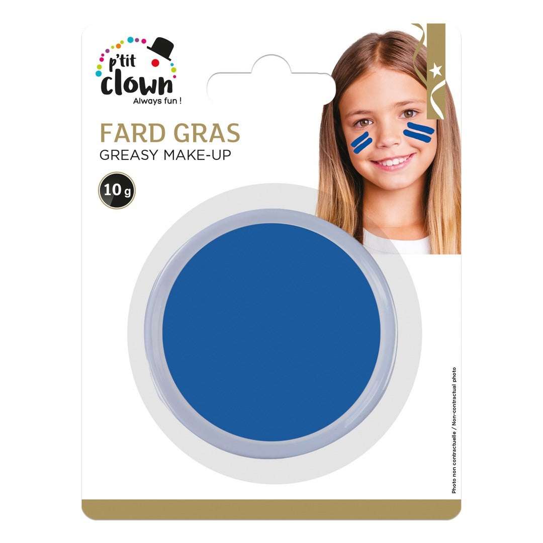 Fett schminken - Ø 6,5cm - blau