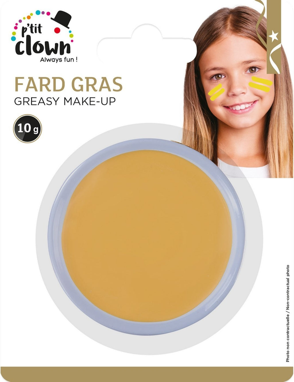Fard gras - Ø 6,5cm - jaune