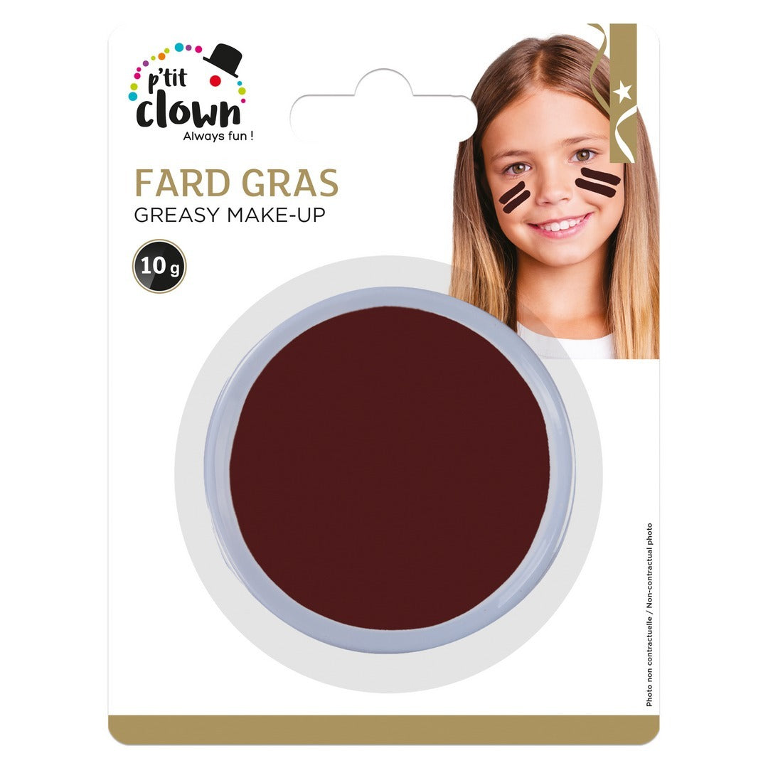 Fett-Make-up – Ø 6,5 cm – Braun