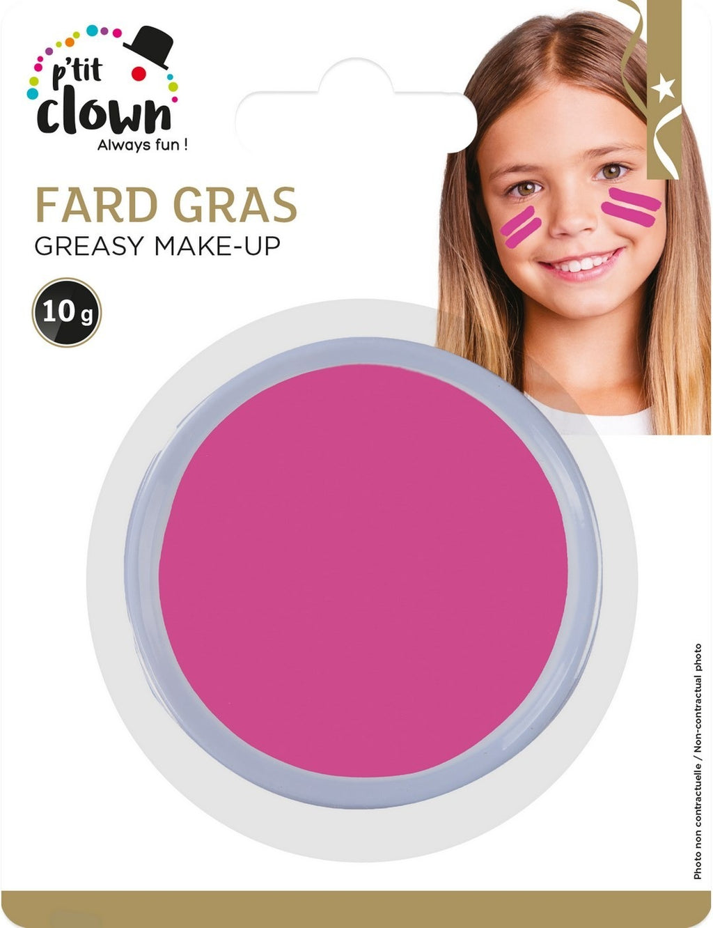 Fard gras - Ø 6,5cm - rose