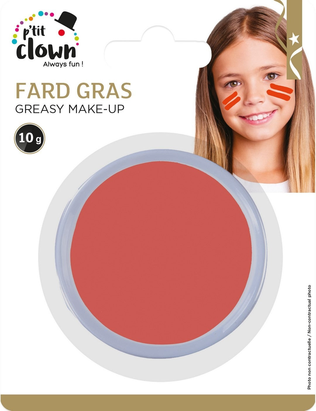 Fett-Make-up - Ø 6,5 cm - orange