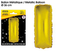 Ballons métalliques OR  lettre I